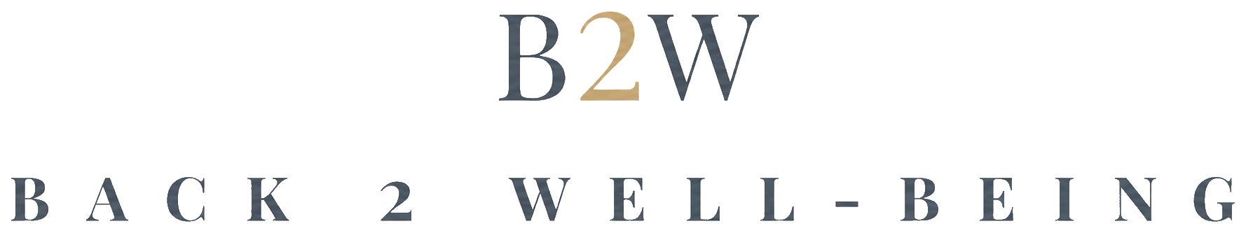 B2W Back 2 Well-Being logo